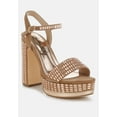 thumbnail image 2 of Starlet Rhinestones Embellished Ankle Strap Heels, 2 of 10