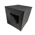 thumbnail image 2 of Casa para gatos para dormir, acogedor refugio para gatos en otoño e invierno, para gatitos, conejos, chihuahuas Boca de gato gris oscuro, 2 of 8