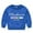 1#Blue, variant on Kiijoy Toddler Boys Christmas Sweatshirt Letter Print Long Sleeve Pullover Top, Sizes 4-5