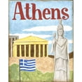 thumbnail image 2 of Meagher, Megan 26x32 White Modern Wood Framed Museum Art Print Titled - Athens, 2 of 4