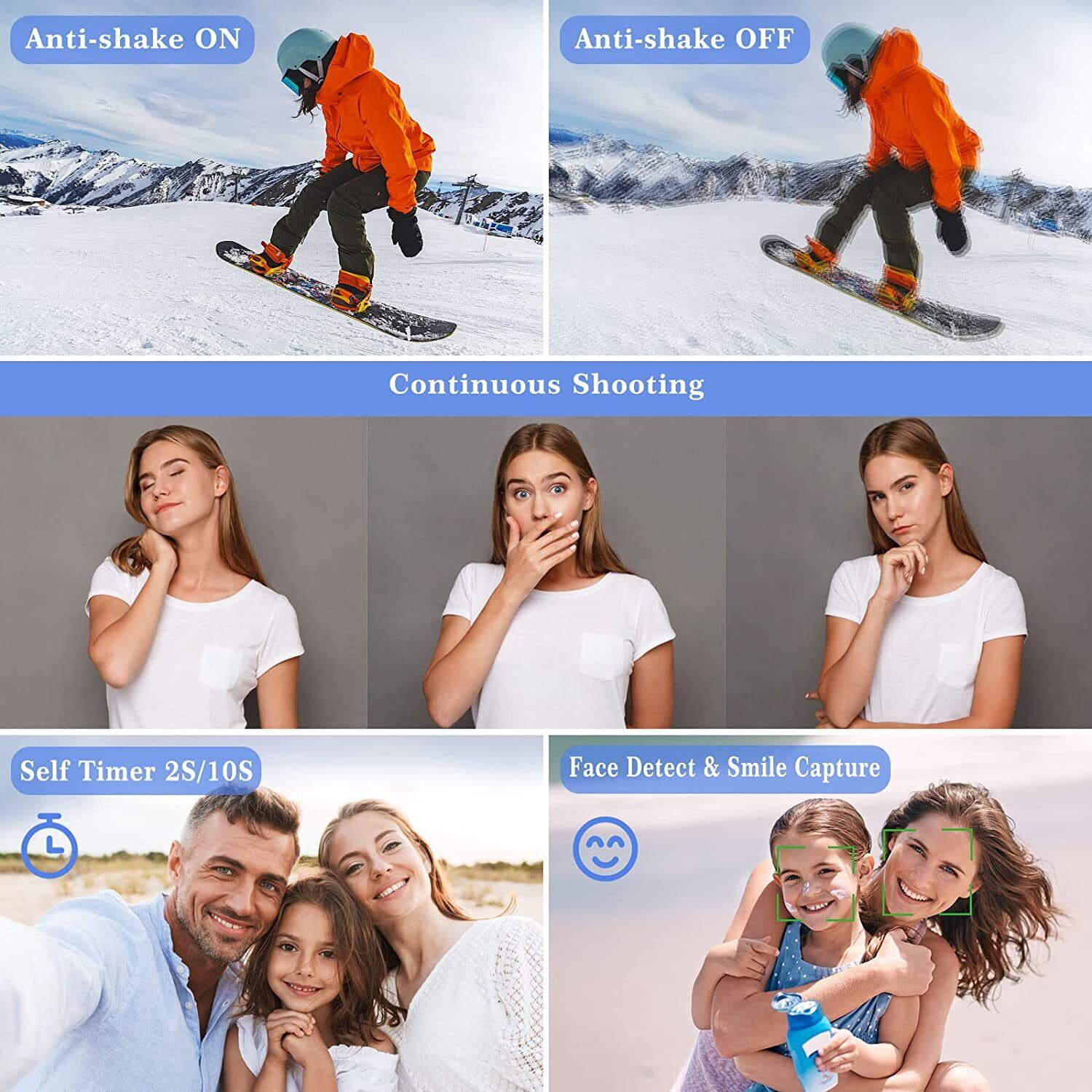 Video Camera Camcorder HD 1080P Digital Video Camera YouTube Live Stream Vlogging Recorder with Microphone