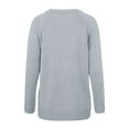 thumbnail image 5 of Women Valentine's Day Sweater Valentine's Day Sweatshirts For Women Round Neck Long Sleeve Loose Pullovers Sweaters Tops Pullover Sweaters for Women Zip Men Screw Neck Sweater Plain Sweaters for Women, 5 of 5