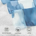 thumbnail image 5 of Yayeee 100% Cotton Hand Towels for Bathroom 16" x 28" Soft Absorbent Kitchen Towel, Blue Pattern, 5 of 7