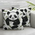 thumbnail image 3 of FUMJ Panda Bamboo Throw Pillow Covers Throw Pillow Cushion Cases Decoration for Couch Sofa Pillow Covers Cute Throw Pillows Covers for Bed Home Decor, 3 of 5