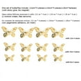 thumbnail image 3 of 12Pcs/Set Gold Silver Hollow Butterfly Wall Stickers 3D Butterflies Bedroom Living Room Home Decoration Applique Wedding Decor (Glod 2), 3 of 7