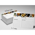 thumbnail image 6 of Inkdotpot 4x6 Inch Recipe Cards (Set of 50) , Thick Double Sided Premium Card Stock- Modern Style White Recipe Notecards for Weddings- Bridal- Baby Shower - fruits Theme, 6 of 6
