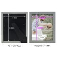 thumbnail image 5 of Grooved 8 in. x 10 in. Grey Picture Frame (Set of 2), 5 of 8