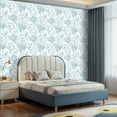 thumbnail image 2 of Peel and Stick Wallpaper Contact Paper Abstract Coral Reef Blue Tones Self Adhesive and Removable 17.7in x 118in, 2 of 8