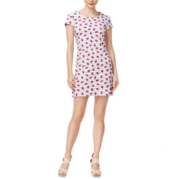 Maison Jules Strawberry Printed T-Shirt Dress