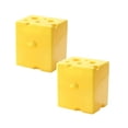 thumbnail image 1 of Oleegame 2PC Produce Storage Sliced Cheese Storage Container Plastic Butter Block Cheese Slice Storage Box With Flip Lid Cheese Slice Holder Sliced Cheese For Refrigerator Food Yellow, 1 of 9