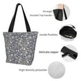 thumbnail image 4 of Sikiie Daisies Flowers Shoulder Bag Casual Hobo Crossbody Tote Bag for Women and Men Large Purse Messenger Bag Travel Work, 4 of 6