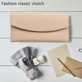 thumbnail image 3 of Wallet Women's and Men's Large Capacity Card Holder Clutch Purse-apricot, 3 of 5