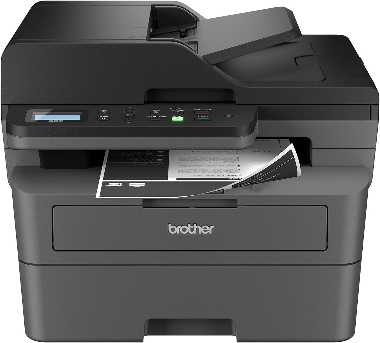 BROTHER DCP-L2647DW Wireless Monochrome All-in-One Laser Printer with Higher Yield Ink
