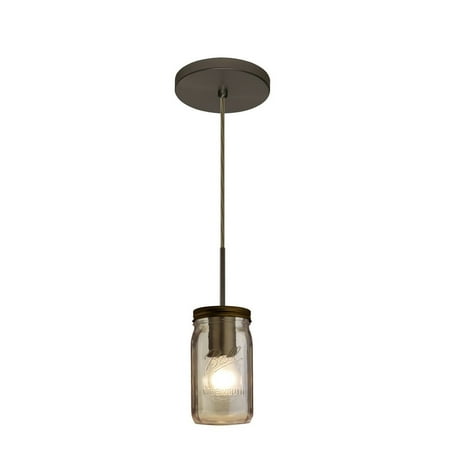 

1JT-MILO4SM-BR-Besa Lighting-Milo 4-One Light Cord Pendant with Flat Canopy-4.75 Inches Wide by 6 Inches High-Bronze Finish-Smoke Glass Color