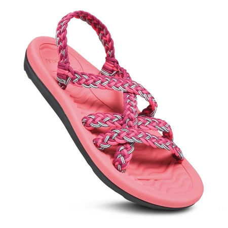 

Women s Crochet Summer Essentials Lightweight Slingback Sandals