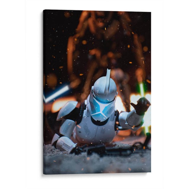 Cuadro decorativo - Clone Wars, Action Geek 40x60 Canvas Lab Niños, Películas, Películas Famosas, Star Wars