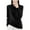 Black, variant on Fmbrln Womens Crew Neck Long Sleeve Knitted Sweaters Fall Fashion Casual Solid Color Shirts Loose Comfy Pullover Tops Coffee XL