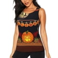 thumbnail image 3 of Goofa Halloween Decoration Printed Womens Workout Tops for Women Sleeveless Yoga Shirts Athletic Running Tank Tops Sleeveless Gym Clothes Workout Apparel-X-Large, 3 of 9