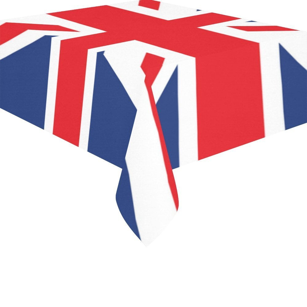 MYPOP British Union Jack Flag Tablecloth Sets 52x70 Inches European