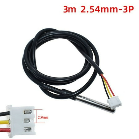 

GLFILL Ds18B20 Temperature Probe Temperature Sensor Stainless Steel Package Waterproof
