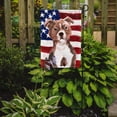 thumbnail image 2 of Red Staffie Bull Terrier Patriotic Garden Flag, 2 of 5
