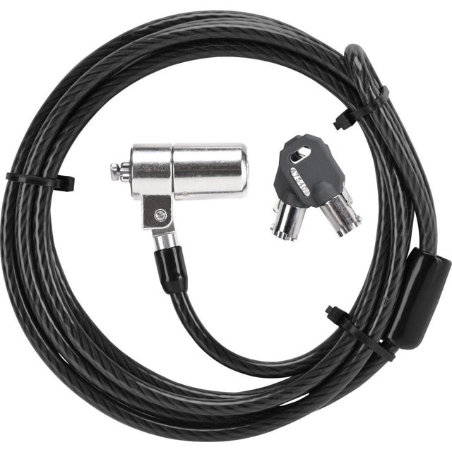 Targus DEFCON T-Lock Keyed Cable Lock for Laptop Computer and Desktop Security