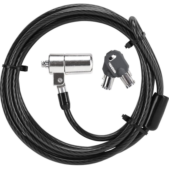 Targus DEFCON T-Lock Keyed Cable Lock for Laptop Computer and Desktop Security