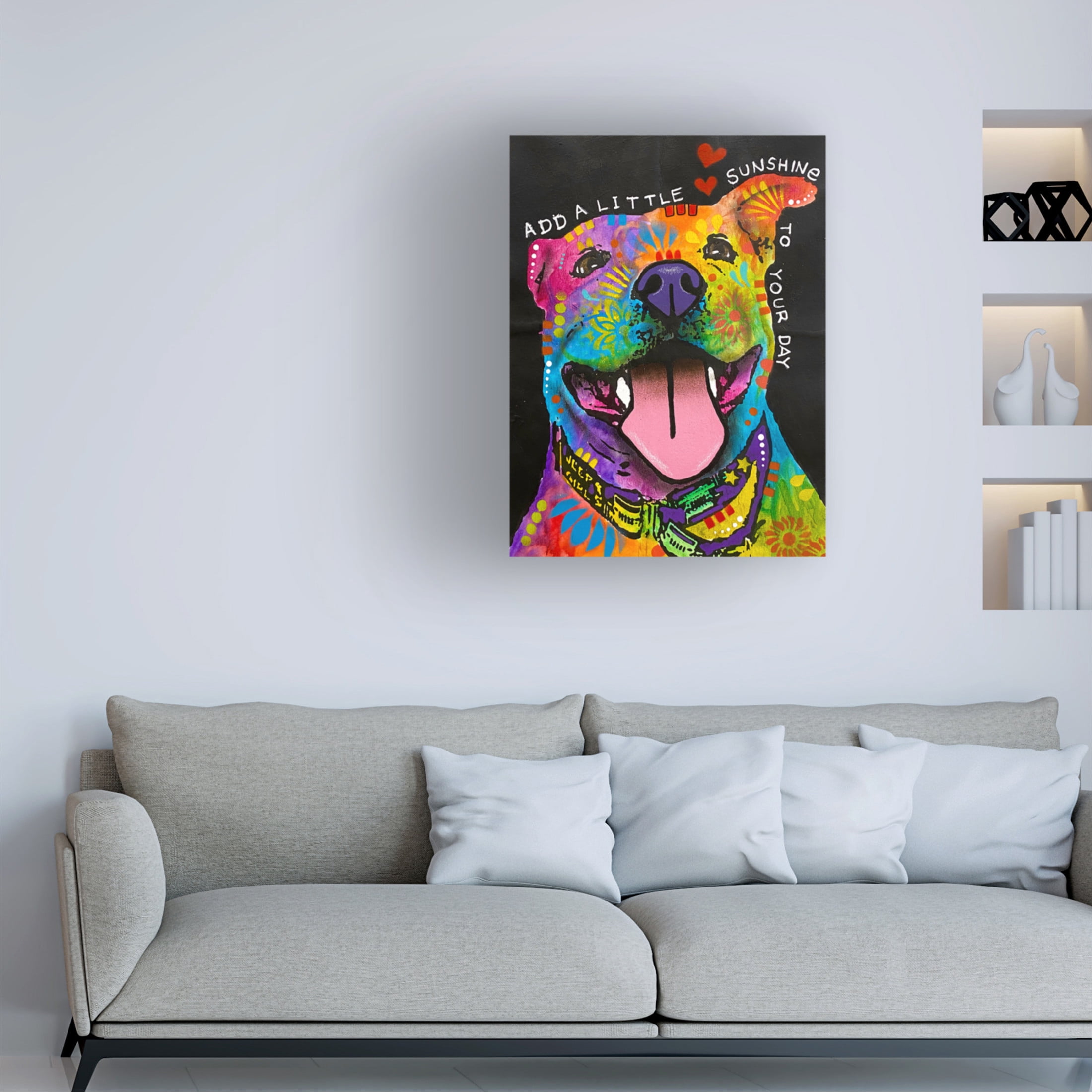 Canvas Wall Art - Dean Russo 'Add A Little Sunshine' Wall Art for Living Room, Bedroom, or Office Décor by Trademark Fine Art - 18 x 24 Inches