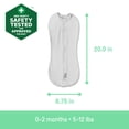 thumbnail image 4 of Baby Swaddle Pod SwaddleMe de Ingenuity para bebés de 0 a 2 meses, 0,5 a 5,5 kg, 4 of 9