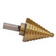 thumbnail image 2 of Step Drill Cone Drill Bits, High Speed Steel 10 Steps 1/4 to 1-3/8 inch, 2 of 5