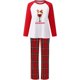 thumbnail image 1 of Conjunto de pijamas a juego de Navidad para mujer, Winedeer, rojo, mujer, 1 of 3