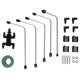 thumbnail image 3 of Steam Port Crossover Kit, Black Anodized Long Lasting Coolant Crossover Kit Stainless Steel For LS Series Engine, 3 of 8