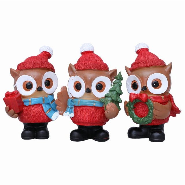 Estatuas de 3 piezas de material similar a la resina, artículos decorativos, coleccionables para interiores, festival bonito para artículos de mesa y hogar