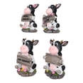 thumbnail image 4 of Ebros Gift Farm Bovine Cow Sisters 3.75” Adorable Resin Figurines, Set of 4, 4 of 9
