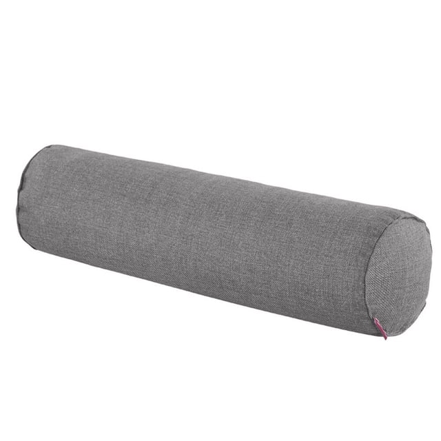 UPGRATOR 1Pack Bolster Cushions Polyester Back Support for Family Home Use Dark Grey