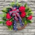 thumbnail image 5 of Huge Memorial Day Savings! Boovnll Patriotic Wreath, 14" Handcrafted Red White Blue Twig Memorial Day Wreath, 4th of July Wreath for Indoor, Front Door, Fireplace, Wall Decor, 4th of July Decorations, 5 of 7