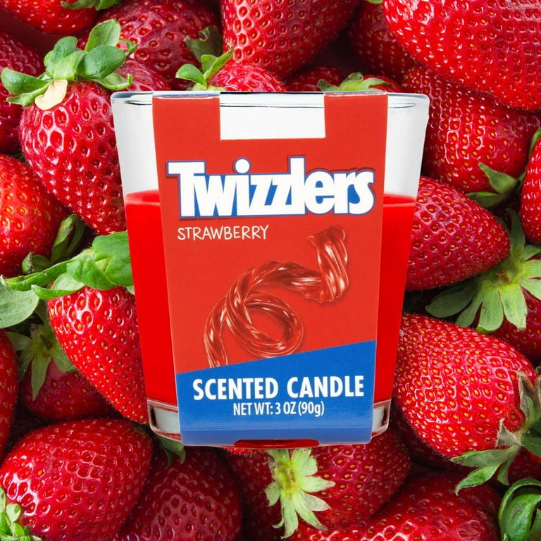 Candy Scented Candle 3 Pack (Twizzlers, Hot Tamales, Icebreakers