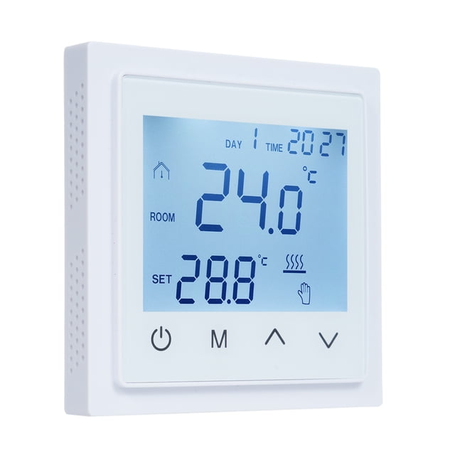 Thermostat,Temperature With Led Screen Ntc Temperature Screen Ntc Temperature Temperature 85-265v 16a Floor Temperature Display 16a Floor Led Screen With Led