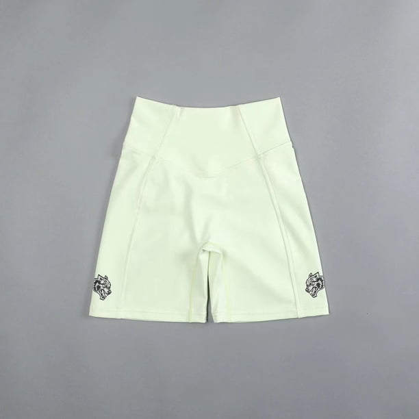 Traje deportivo de fitness Wolf Head para mujer, ropa interior de entrenamiento que envuelve el pecho, pantalones cortos de secado rápido y muy elásticos