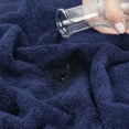 thumbnail image 6 of American Soft Linen Luxury 35x70 Jumbo Large Bath Towel, 100% Cotton Turkish Bath Towel Sheet, Navy Blue, 6 of 9