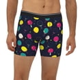 thumbnail image 2 of Cauagu Colorful Ping Pong Rackets Print Men's Boxer Briefs, Funny & Cute Underwear Elastic Waistband Briefs Ideal Gift for Men,1-Pack, 2 of 7