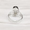 thumbnail image 5 of Rainbow Moonstone Ring, Rough Moonstone Gemstone Ring, June Birthstone, Doted Band, 925 Sterling Silver, Womens Ring, Christmas, Thanksgiving, Handmade, Statement Jewelry, Rough Gemstone Jewelry, 5 of 5