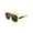 001 Black Yellow Frame/Grey Lens, variant on FEISEDY Square Aviator Sunglasses Men Women Retro Trendy 70s Aviator Sunglasses Plastic Frame B2939