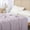 Lavender, variant on Premium Bamboo-Cotton Waffle Weave Blanket, for Couch Bed Vehicles & Sofa, Breathable Soft Throw Blanket for All Season Use, Summer Quilt