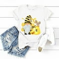 thumbnail image 4 of T Shirts for Women Summer Classic Cotton Short Sleeve Crewneck Printed Festival Casual T-Shirt Tops, 4 of 4