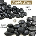 thumbnail image 3 of Black Natural Decorative River Pebbles – Polished Decorative Pebbles for Garden Landscaping, Home Décor, Outdoor Paving River Rocks, Rocks for Painting, 3 of 4