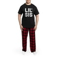 thumbnail image 5 of CafePress - Lil Sis Men's Dark Pajamas - Men's Dark Loose Fit Cotton Pajama Set, 5 of 7
