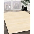 thumbnail image 3 of Ahgly Company Machine Washable Indoor Rectangle Abstract Khaki Gold Area Rugs, 8' x 12', 3 of 7