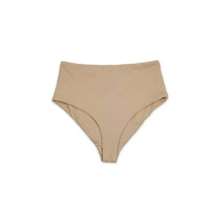 Moderate Bottom - ENLA Swimwear Seamless Moderate Coverage High-Waist Bottom - Blush - Large