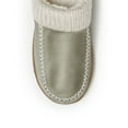 thumbnail image 3 of Dearfoams Cozy Comfort Women's Moc Toe Clog Slippers with Chunky Knit Collar, 3 of 6
